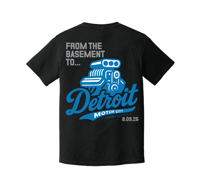 TBY FTBT...Detroit Black Tee