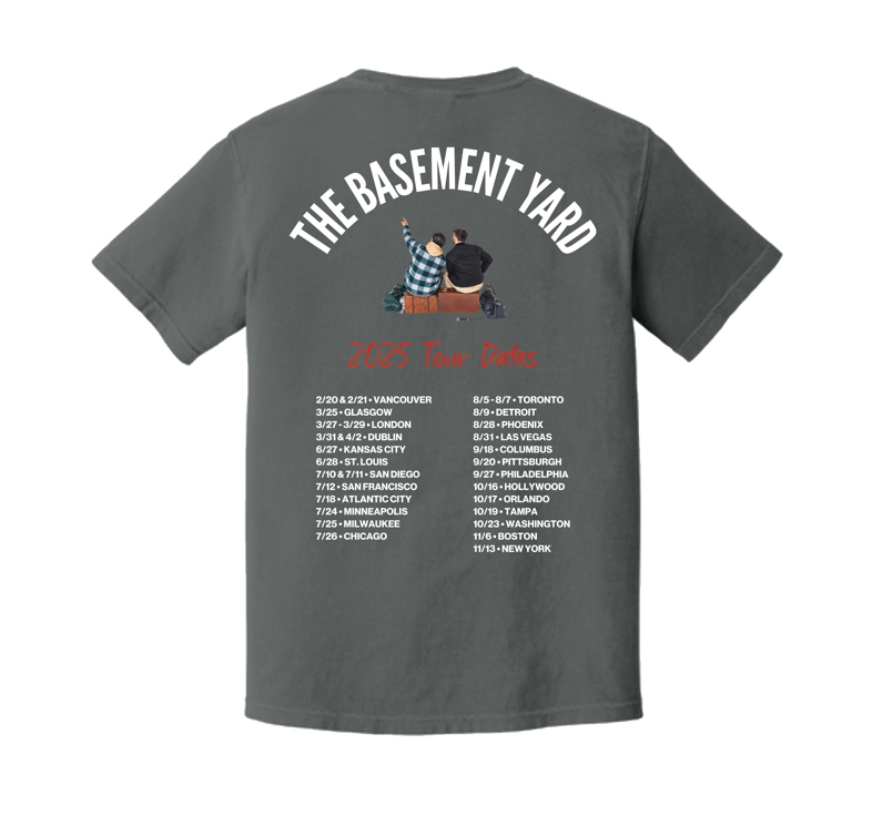 TBY 2025 To The World Vintage Black Tour Tee
